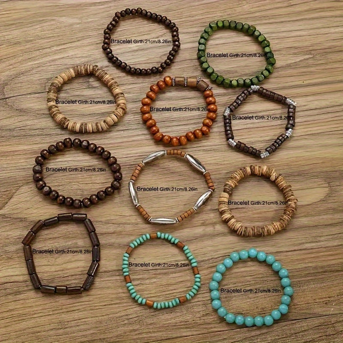 Natuurlijke armbanden set – Voor een stijlvolle uitstraling