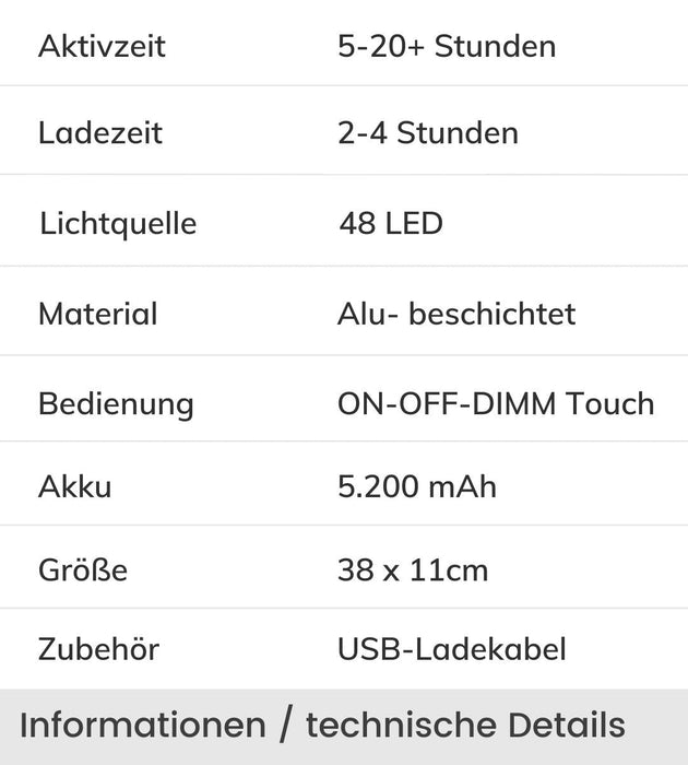 LumiTouch Tafellamp – Dimbare LED met Touchbediening