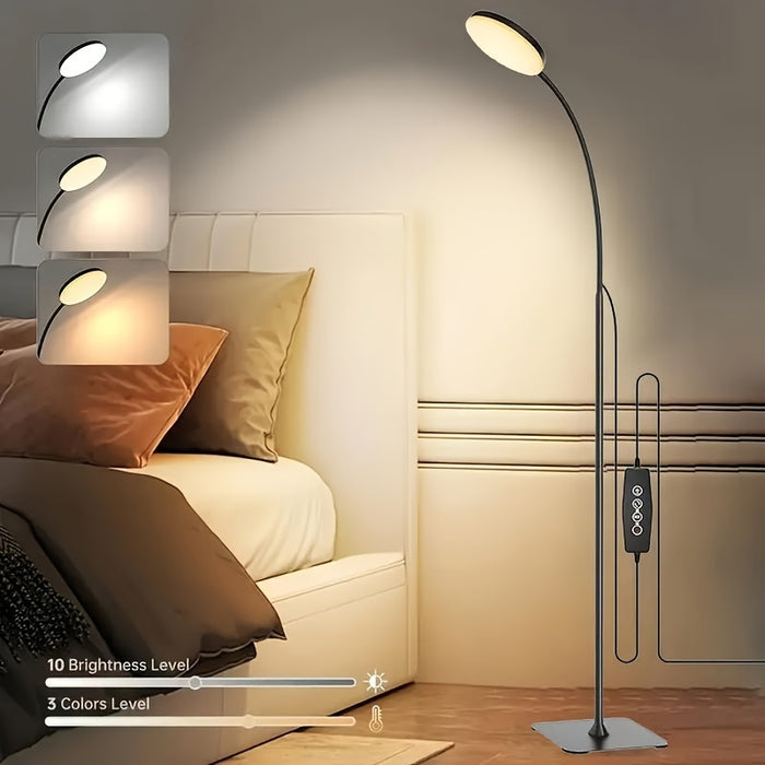 Flexibele LED Vloerlamp - Perfect voor Lezen en Ontspanning