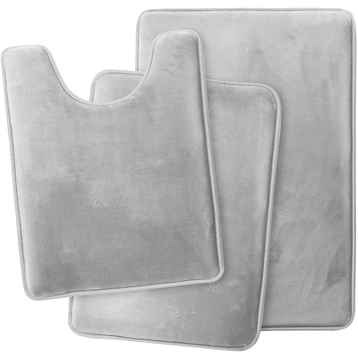 Zachte Memory Foam Badmat Set - Voor Comfort en Luxe