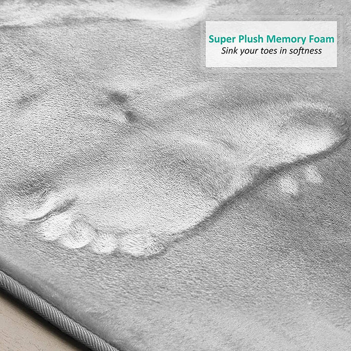 Zachte Memory Foam Badmat Set - Voor Comfort en Luxe