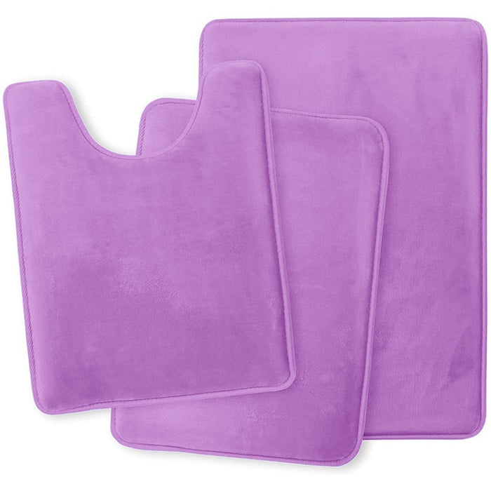 Zachte Memory Foam Badmat Set - Voor Comfort en Luxe