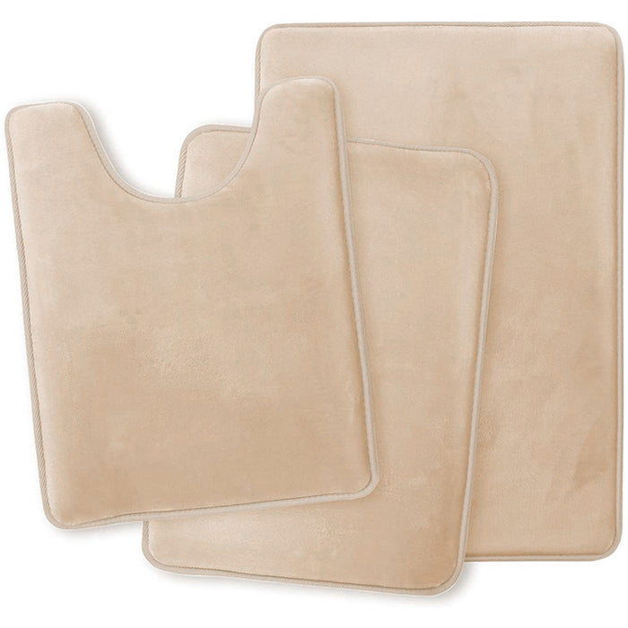 Zachte Memory Foam Badmat Set - Voor Comfort en Luxe