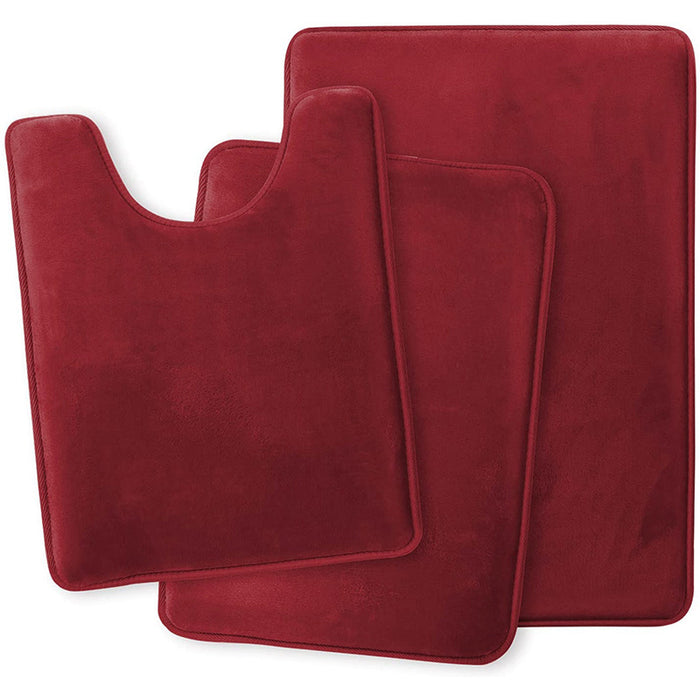 Zachte Memory Foam Badmat Set - Voor Comfort en Luxe