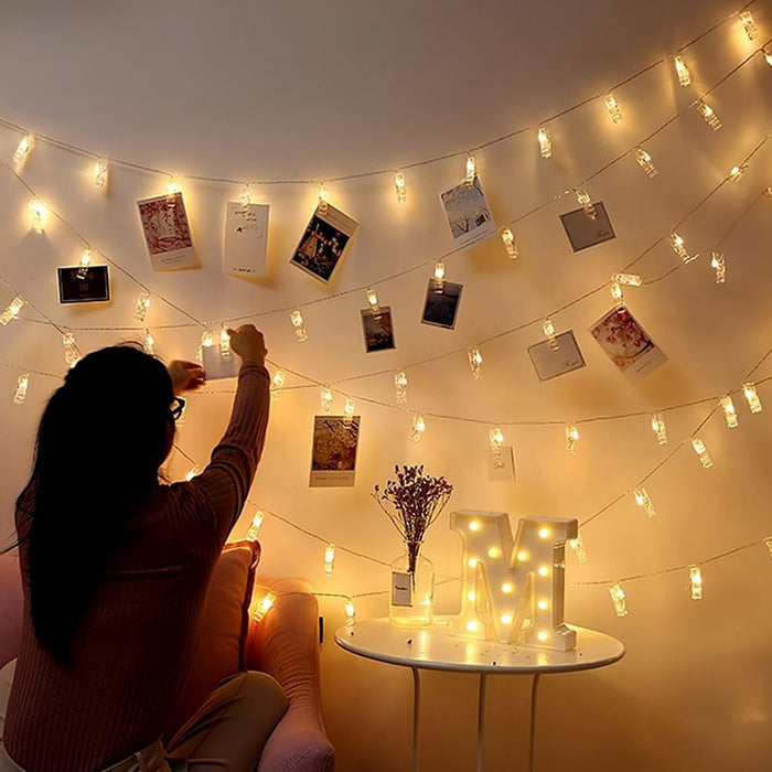 ClipGlow LED Fotolamp - Magische String Lights met Fotoclips