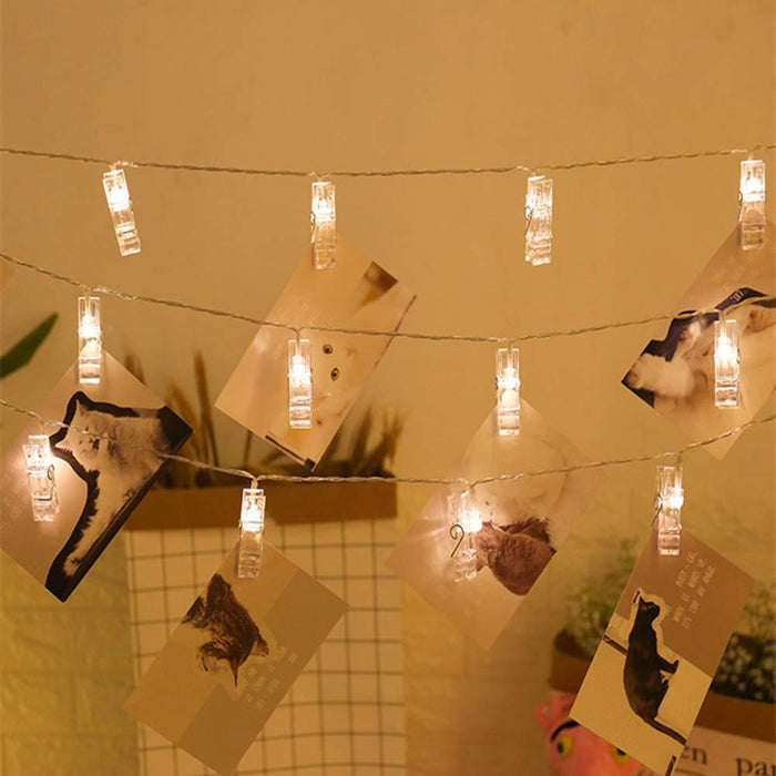 ClipGlow LED Fotolamp - Magische String Lights met Fotoclips