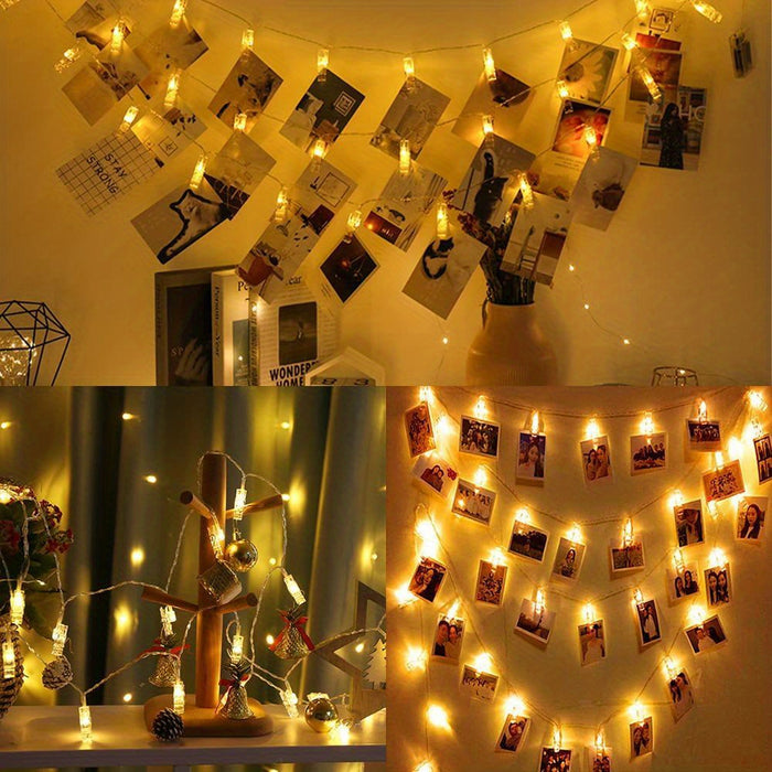 ClipGlow LED Fotolamp - Magische String Lights met Fotoclips