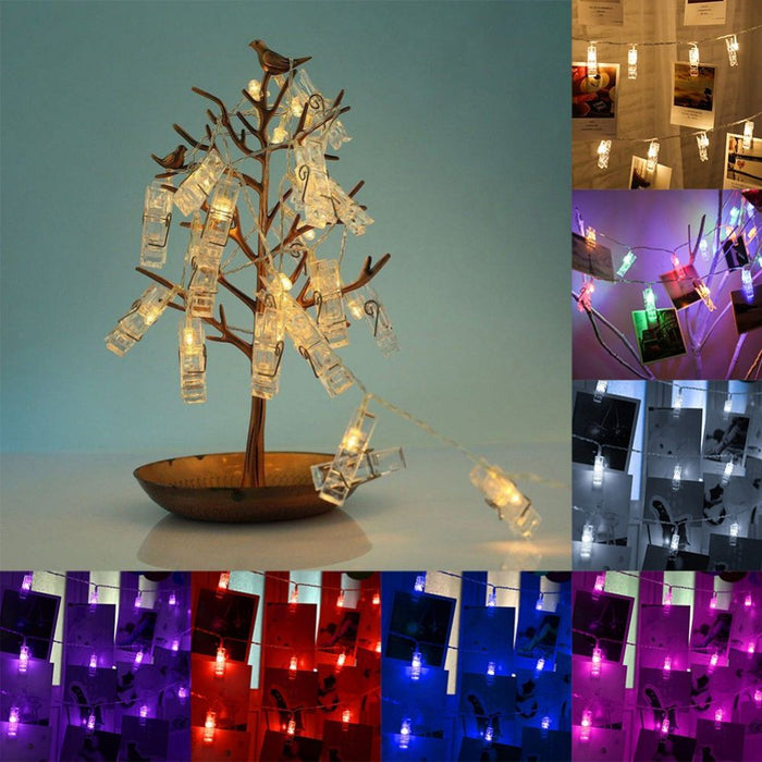 ClipGlow LED Fotolamp - Magische String Lights met Fotoclips