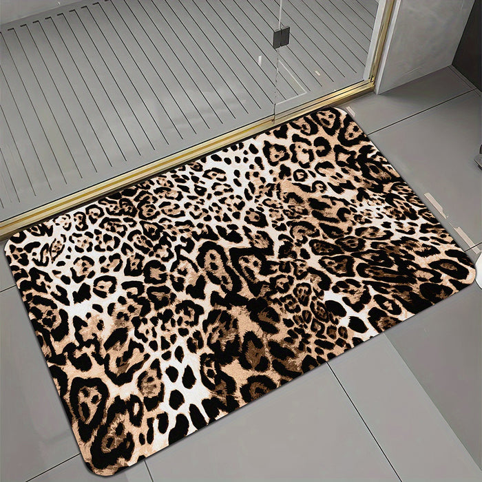 Trendy Dierenprint Badmat - Voor Comfort en Stijl