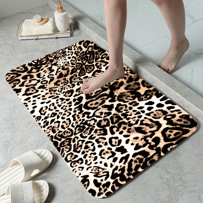 Trendy Dierenprint Badmat - Voor Comfort en Stijl