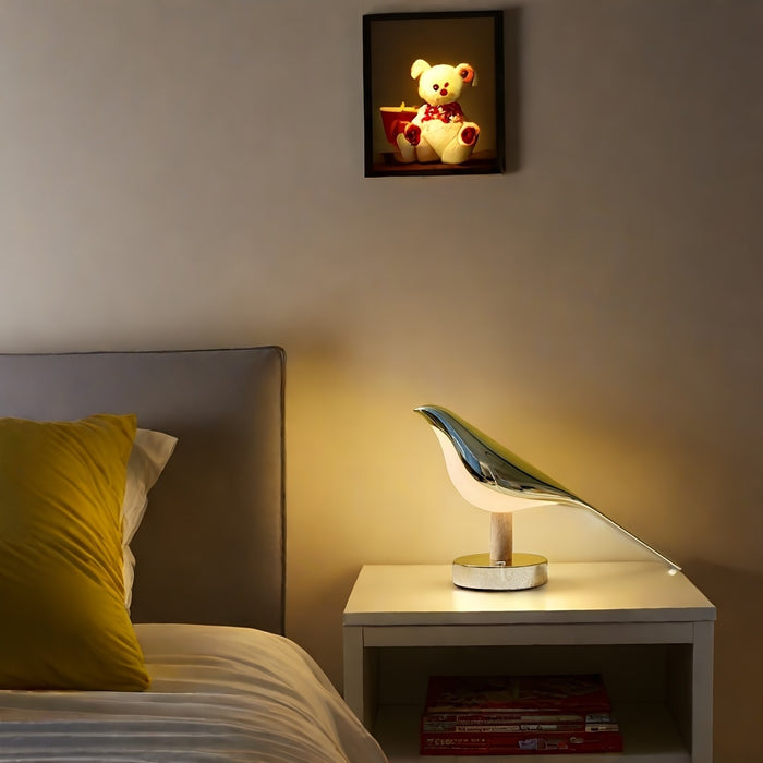 Vogelvormige LED Lamp - Elegantie en Rust in Elke Ruimte