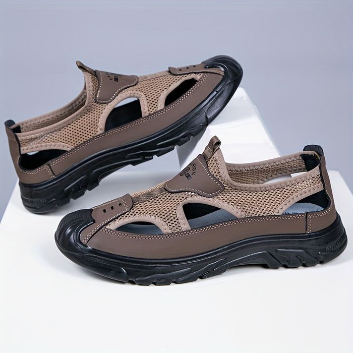 Ademende Mesh Slip-On Schoenen voor Mannen – Perfect voor Zomer, Strand en Buitensporten