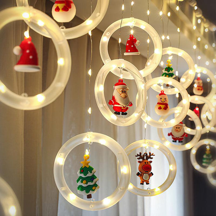 TwinkleJoy Kerstverlichting – LED Slinger met Feestelijke Figuren