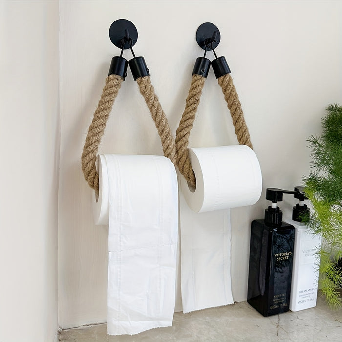 Hemp Rope Toiletpapierhouder - Voor Stijlvolle Badkamers