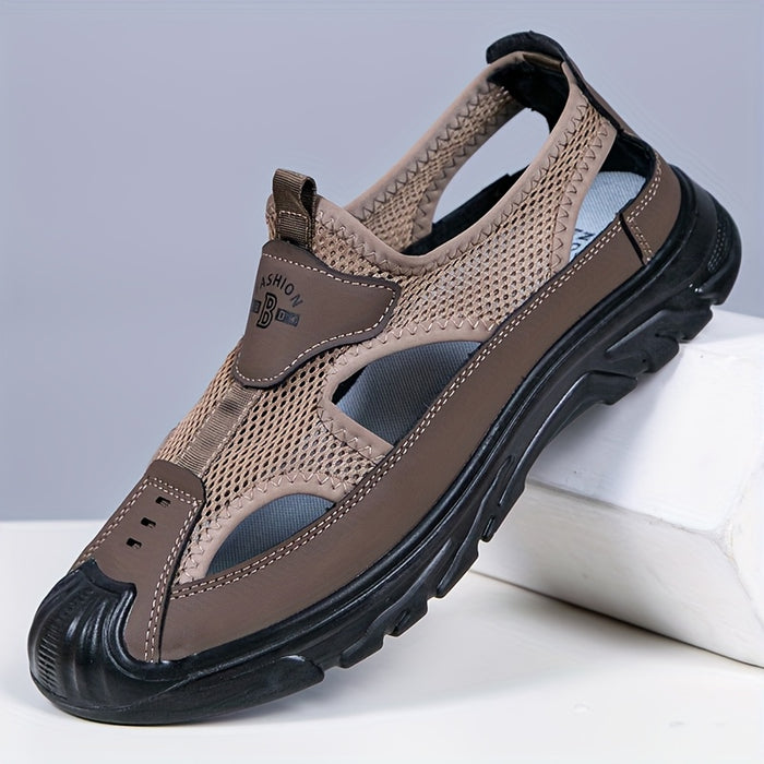 Ademende Mesh Slip-On Schoenen voor Mannen – Perfect voor Zomer, Strand en Buitensporten
