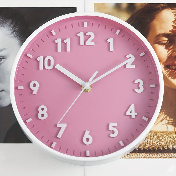 PinkTime Roze Wandklok - Modern en Decoratief voor Elke Kamer