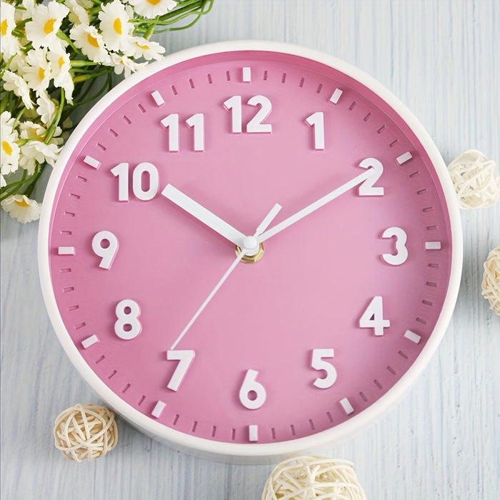 PinkTime Roze Wandklok - Modern en Decoratief voor Elke Kamer