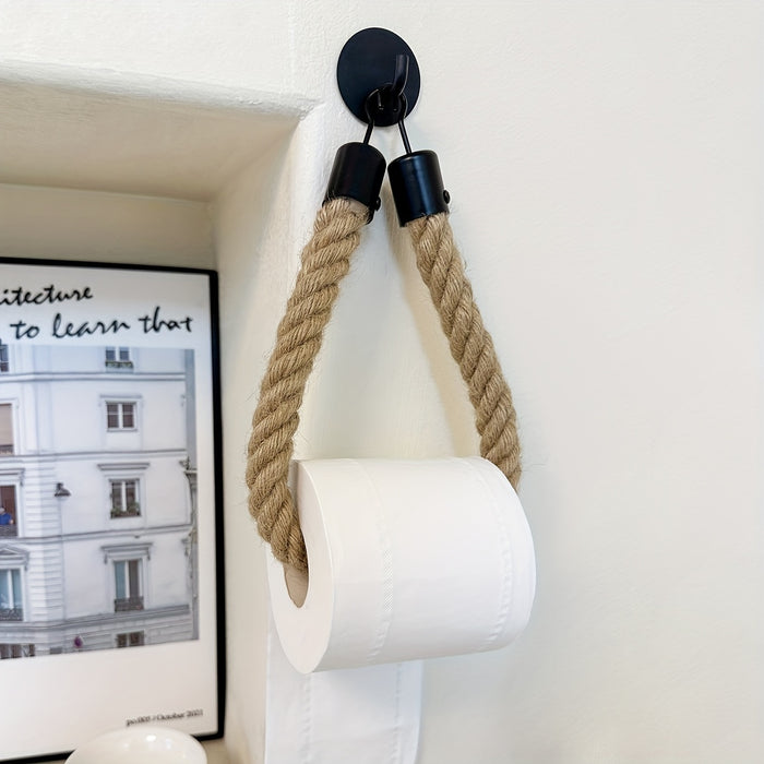 Hemp Rope Toiletpapierhouder - Voor Stijlvolle Badkamers