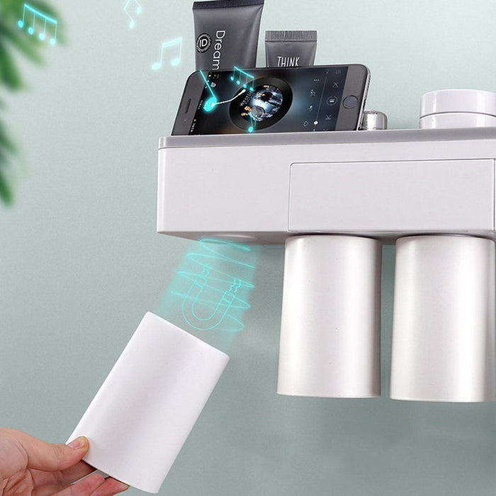 ToothCare - Handige Tandenborstelhouder met Tandpastadispenser