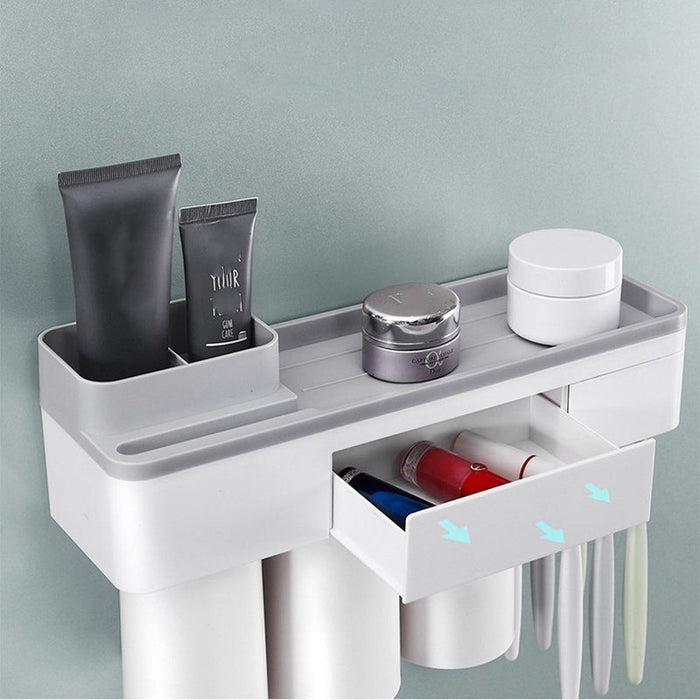 ToothCare - Handige Tandenborstelhouder met Tandpastadispenser