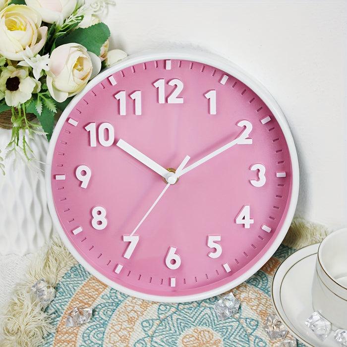 PinkTime Roze Wandklok - Modern en Decoratief voor Elke Kamer