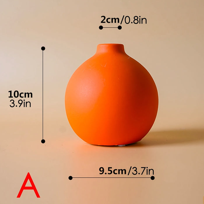 Vuurvlam Vaas - Speelse Geometrie voor Jouw Interieur