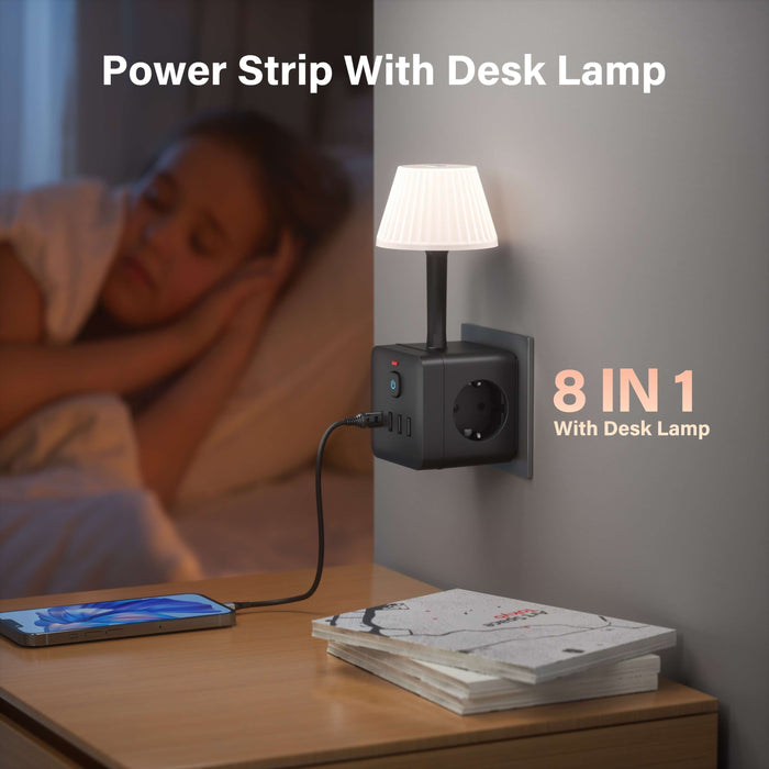 Smart 8-in-1 Nachtlamp - Voor Slimme Oplossingen en Verlichting