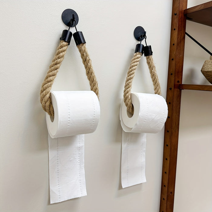 Hemp Rope Toiletpapierhouder - Voor Stijlvolle Badkamers