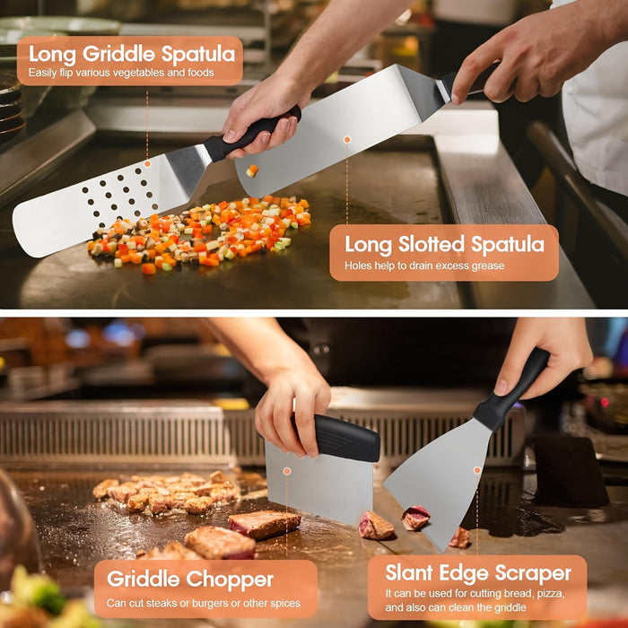 20-delige RVS BBQ Grill Tool Set – Alles wat je nodig hebt voor de perfecte barbecue