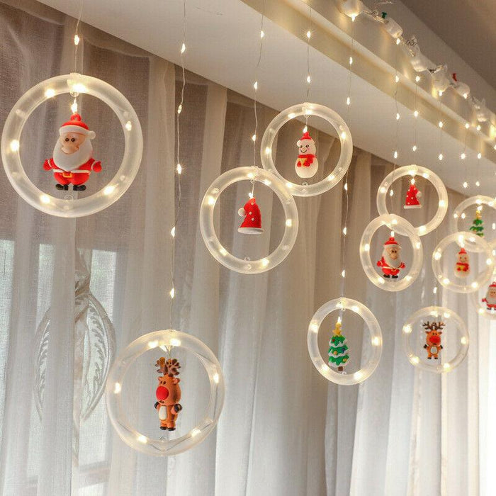 TwinkleJoy Kerstverlichting – LED Slinger met Feestelijke Figuren