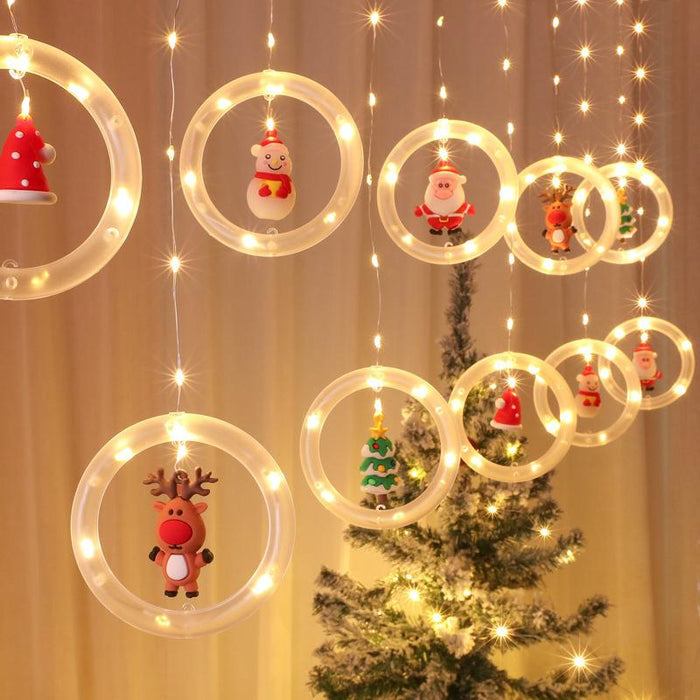 TwinkleJoy Kerstverlichting – LED Slinger met Feestelijke Figuren