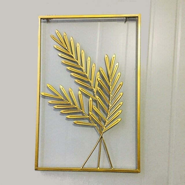 LuxiLeaf - Gouden Wanddecoratie