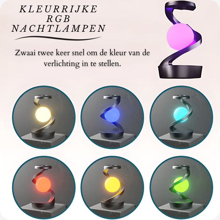 HelixGlow Sfeerlamp - Modern Design met Warme Gloed