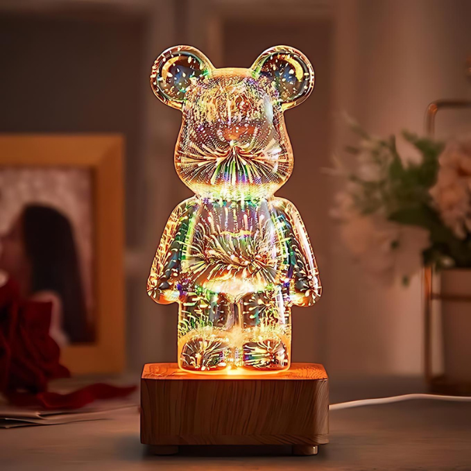 LumiBear - 3D Vuurwerk Lamp