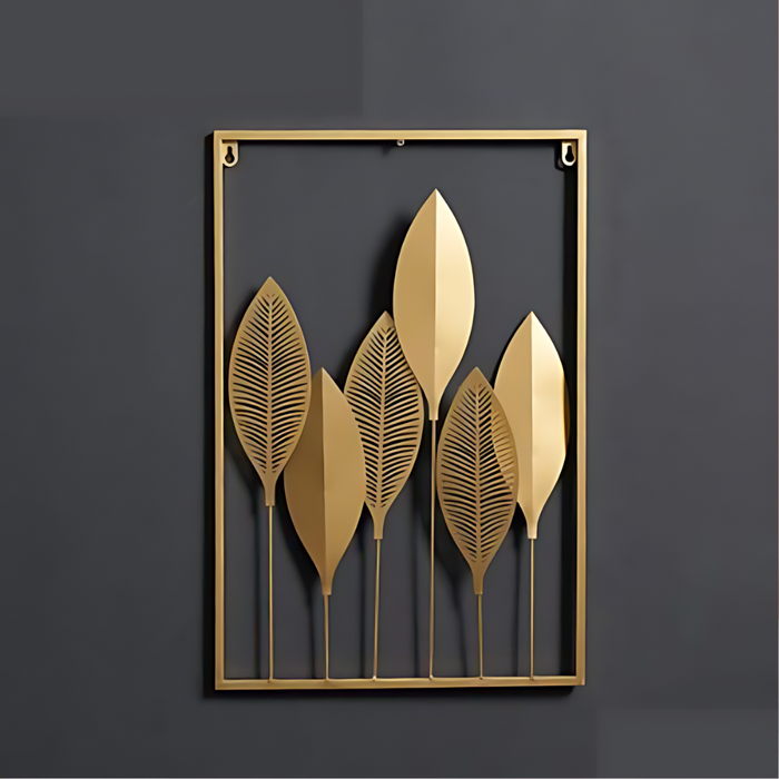 LuxiLeaf - Gouden Wanddecoratie