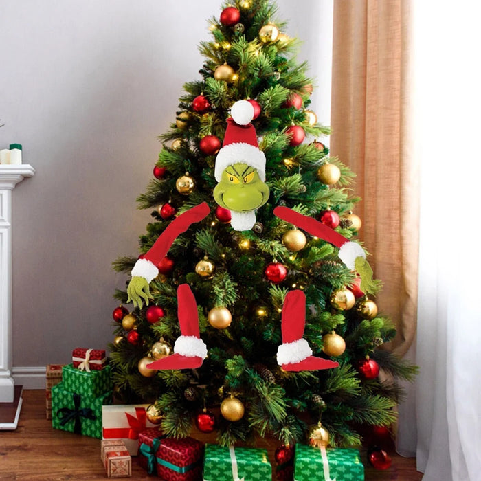 Grinch Kerst Decoratiepop - Voor Creatieve Feestvreugde