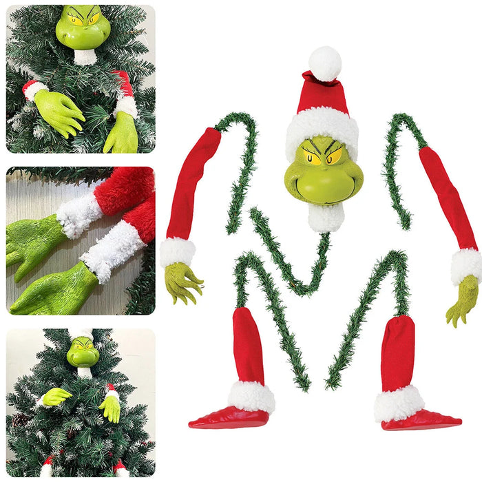 Grinch Kerst Decoratiepop - Voor Creatieve Feestvreugde