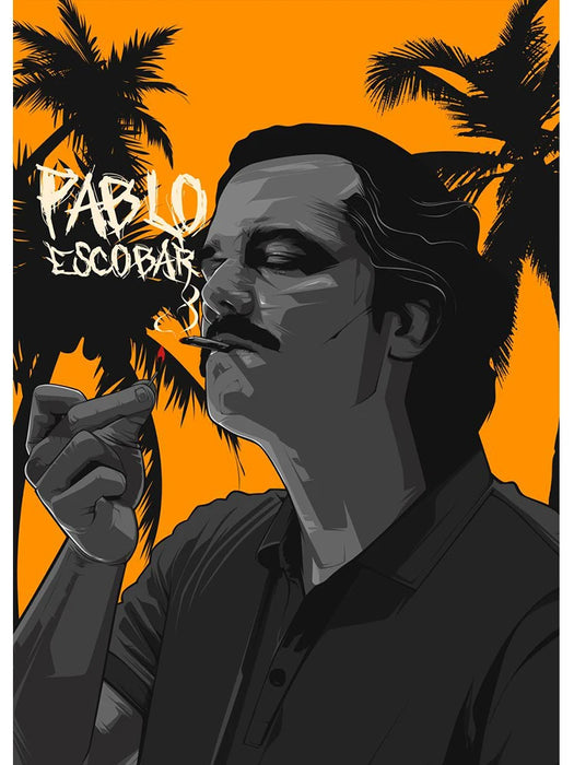 Pablo Escobar Schilderij - Iconische Kunst voor Thuis