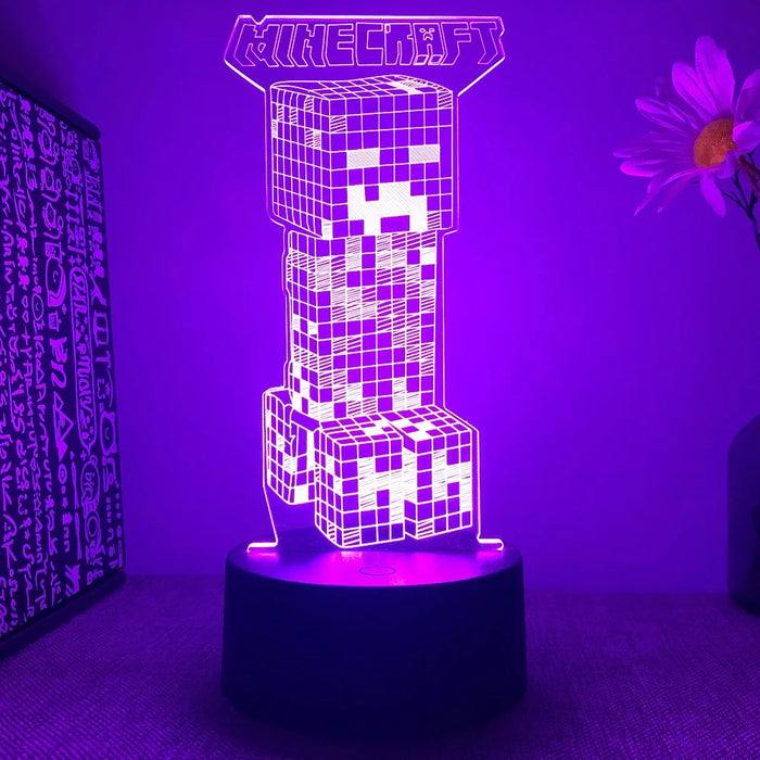 Diverse LED Gamepersonages Lamp - Speelse Verlichting voor Gamers