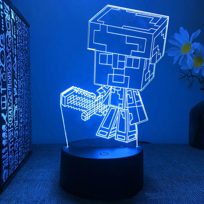 Diverse LED Gamepersonages Lamp - Speelse Verlichting voor Gamers