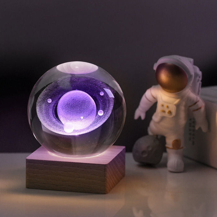 GalaxyGlow - 3D Kristallen Universum Decorlamp