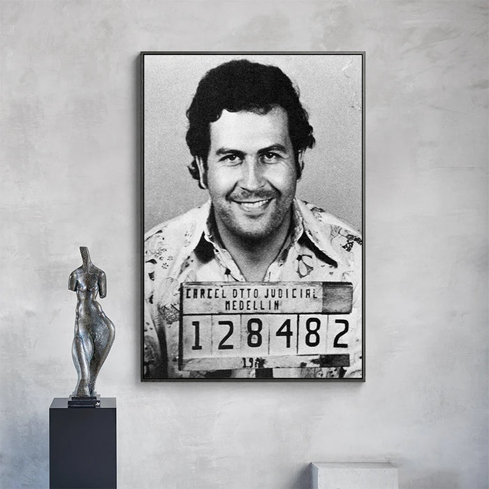 Pablo Escobar Schilderij - Iconische Kunst voor Thuis