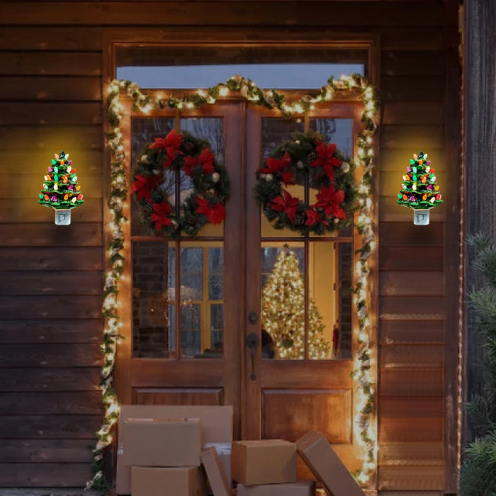 Keramische Kerstboom Nachtlamp - Feestelijke Decoratie voor uw Huis