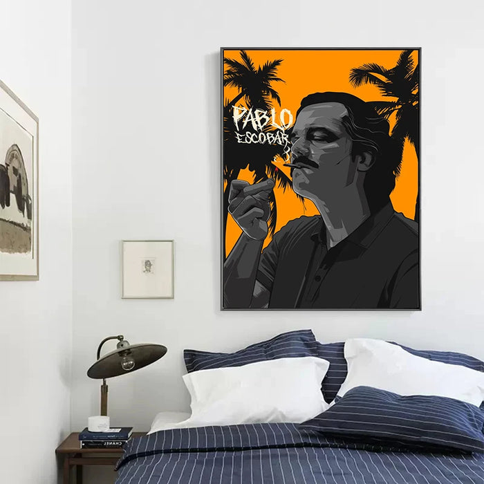 Pablo Escobar Schilderij - Iconische Kunst voor Thuis