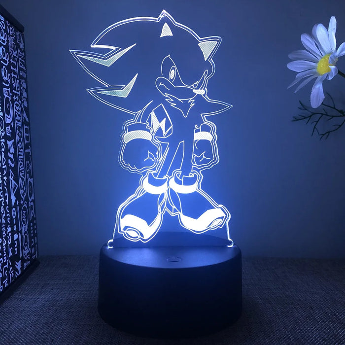 Sonic LED Lamp - Speelse Verlichting voor Gamers