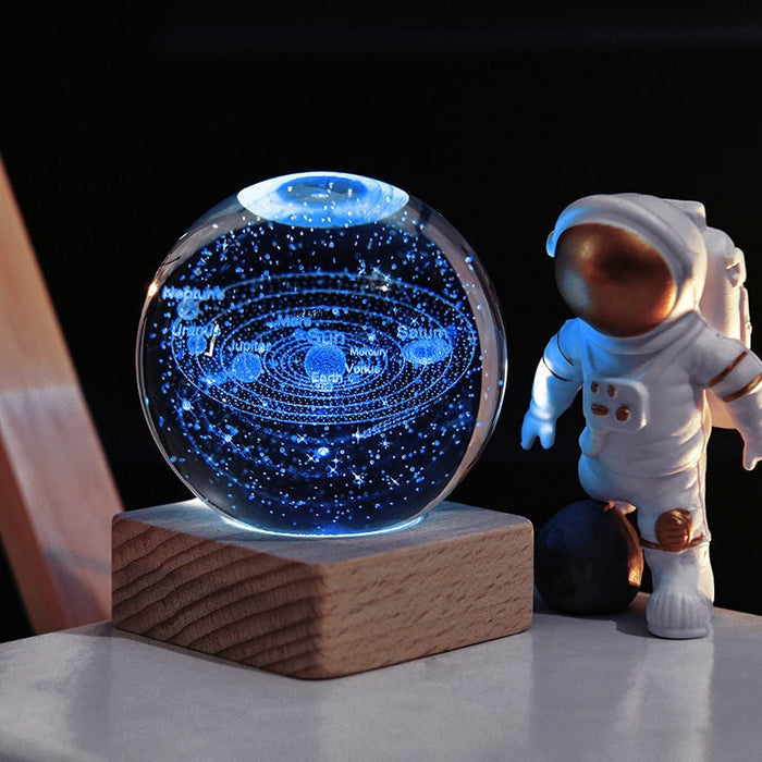 GalaxyGlow - 3D Kristallen Universum Decorlamp