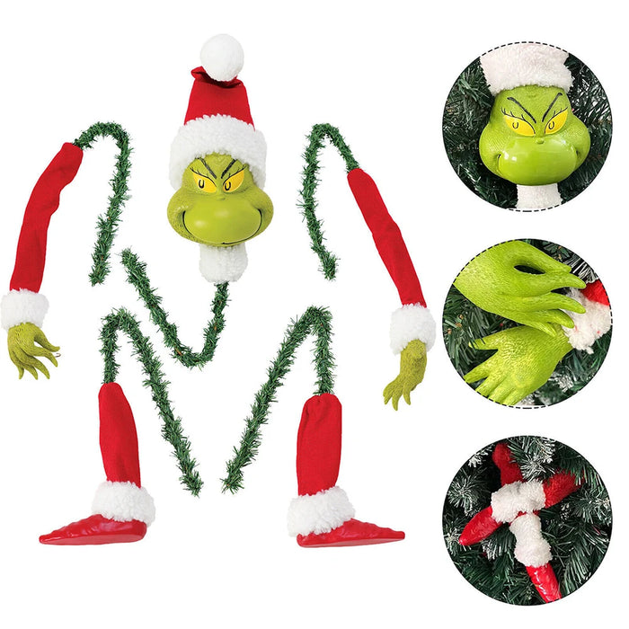 Grinch Kerst Decoratiepop - Voor Creatieve Feestvreugde