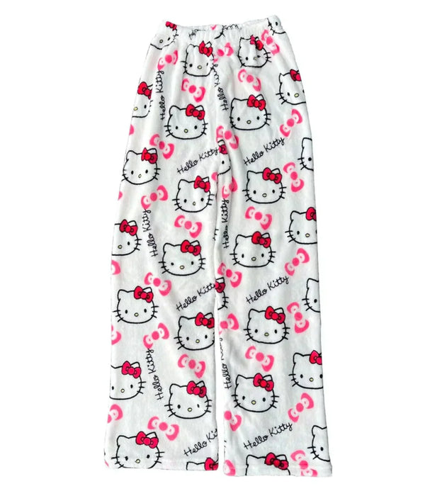 Hello Kitty Damespyjamabroek - Speels en Comfortabel voor Dromerige Avonden