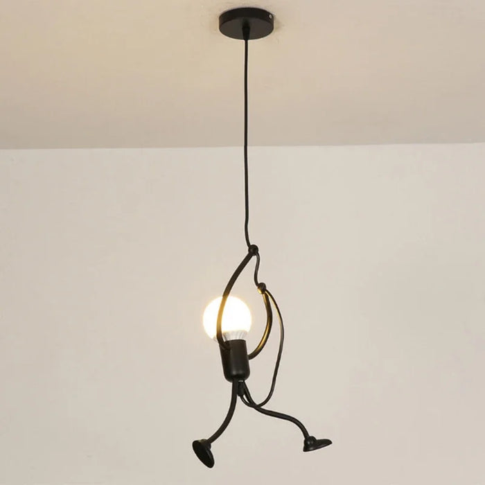 FunkyLicht - Creatieve Hanglamp in de Vorm van een Speelse Figurant