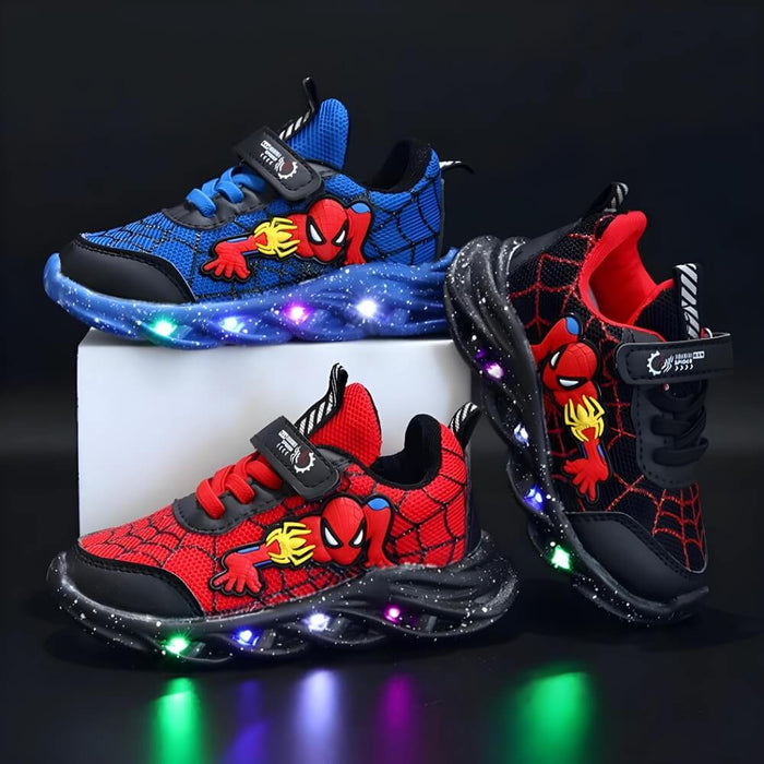Superheld LED Sneaker - Stoere schoenen met lichtjes voor kinderen